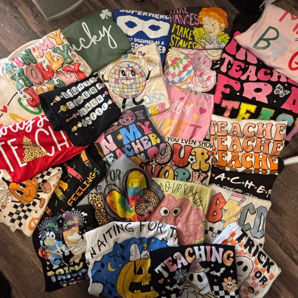 Teacher shirt Bundle - SOLD OFF POSH